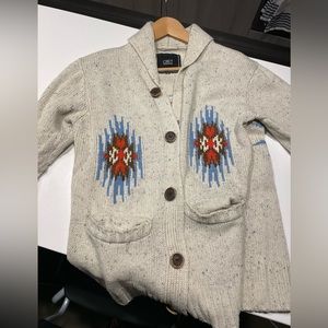 Obey Wool Blend Cardigan